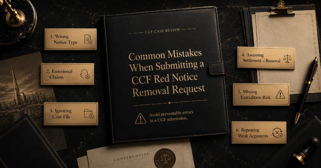 CCF Red Notice Removal 