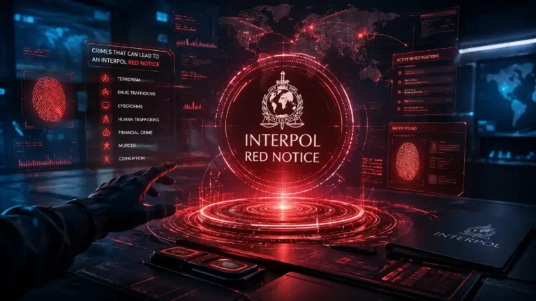 Interpol Red Notice Crimes